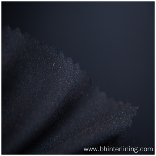 Polyester woven fabric elastic fusing interlining